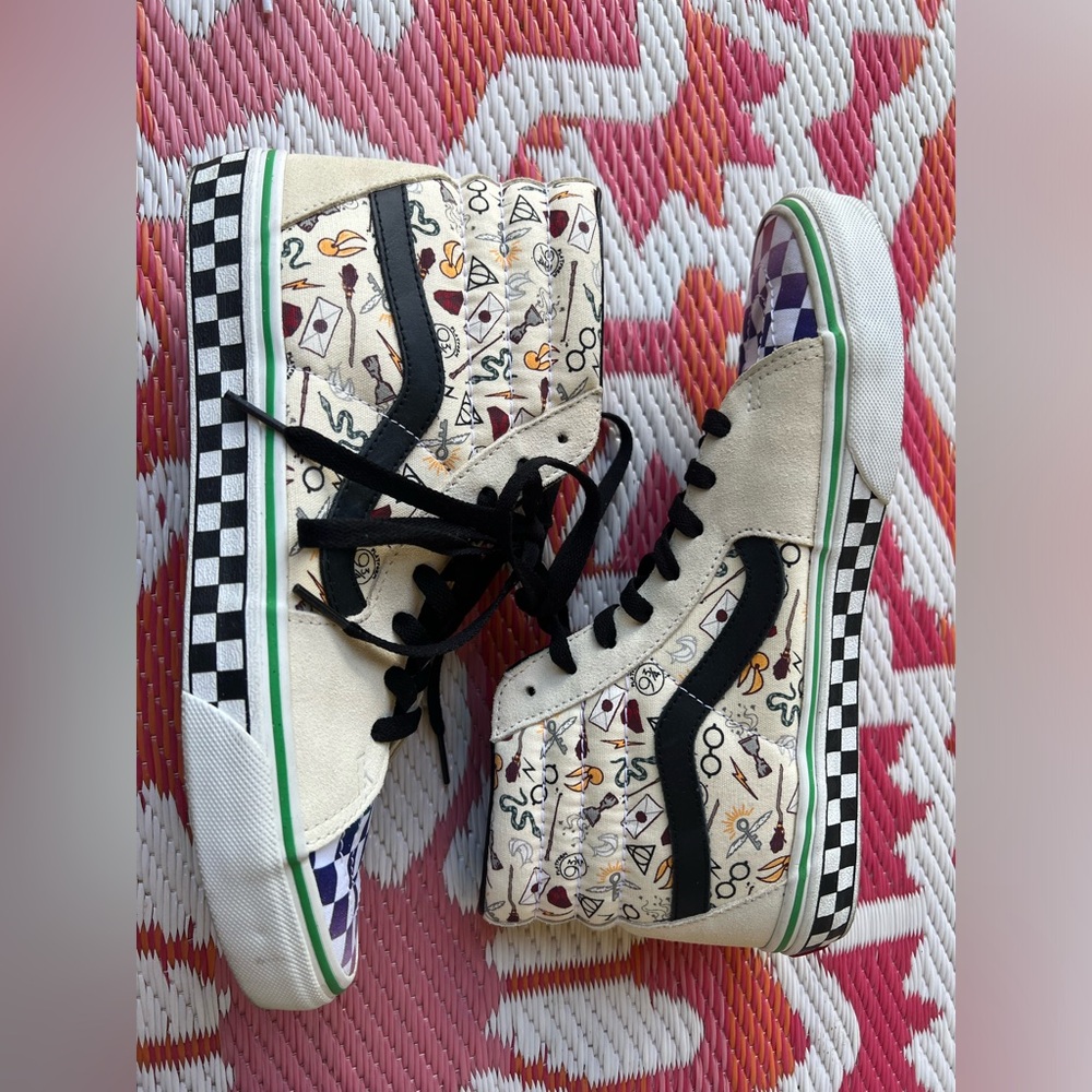 Harry Potter Custom Vans, women’s 9.5